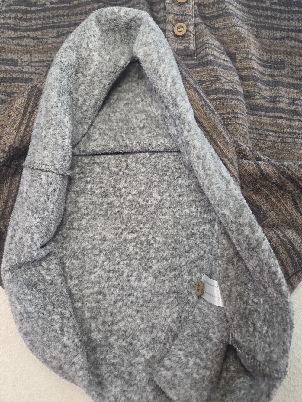 Ariat XL Southwest Fleece Snap Neck Pullover - Picture 7 of 9